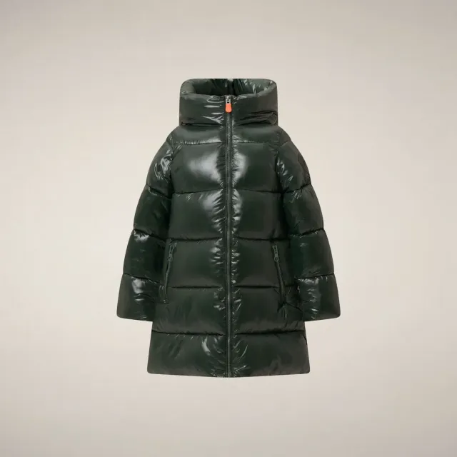 Save The Duck Millie boblejakke jente Nori Green dyrefri