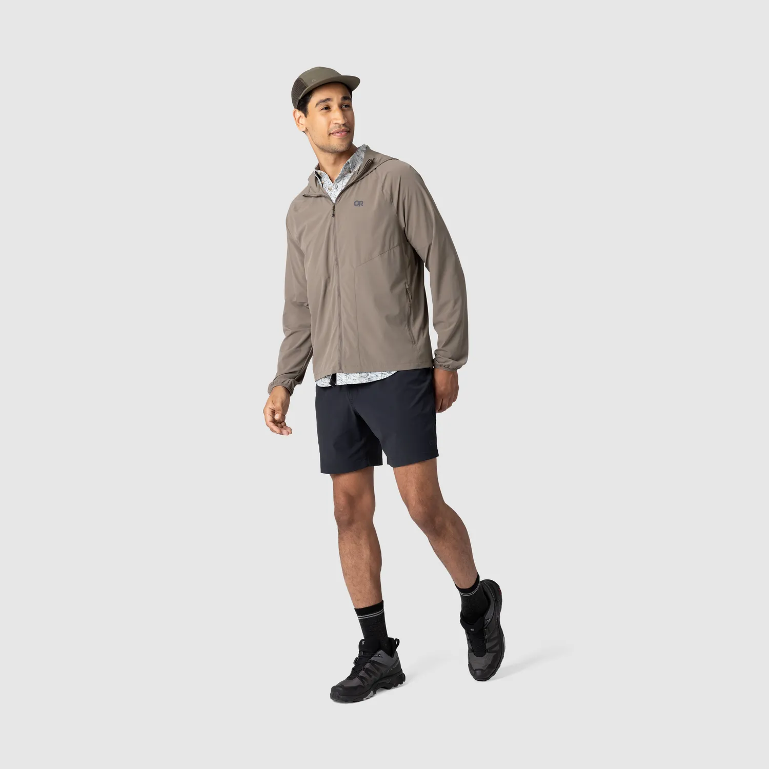 Outdoor Research Astroman Full Zip Sun Hoodie solhettegenser herre UPF 30