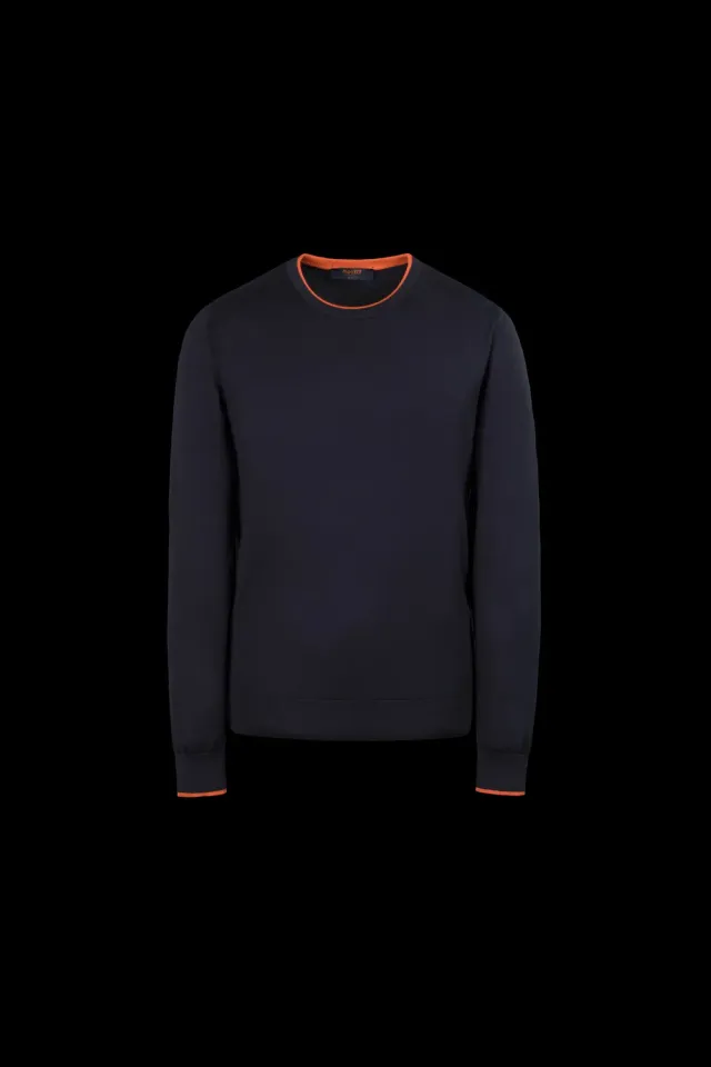 Moorer ARZAGA-CSE golfgenser NAVY/ARANCIO