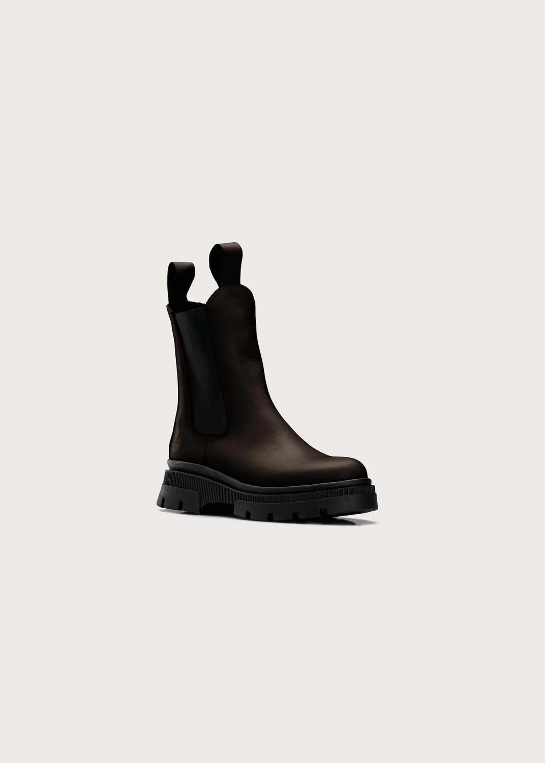 Brgn Chelsea Boot Aniline støvletter Brown – vanntette