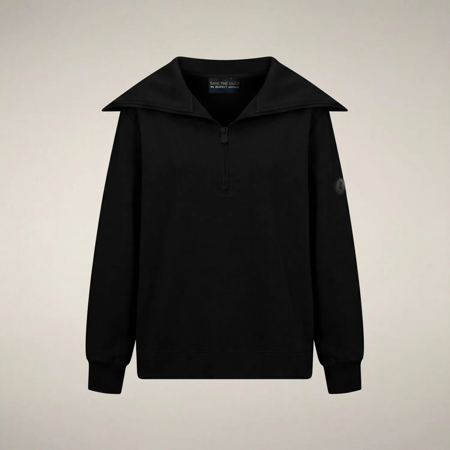 Save The Duck Hinata half-zip topp svart