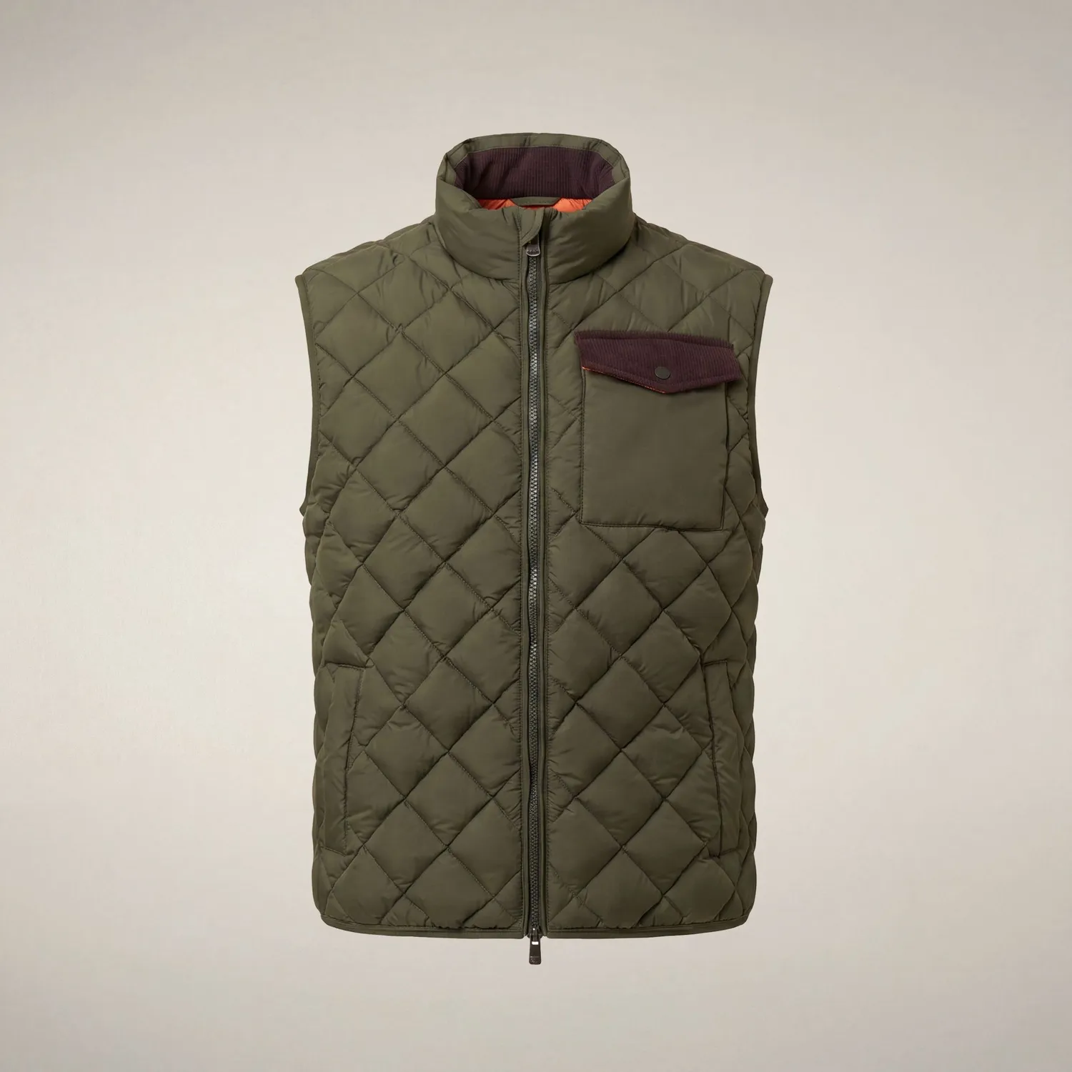 Save The Duck Fabrice boblevest herre Snake Green, resirkulert isolasjon