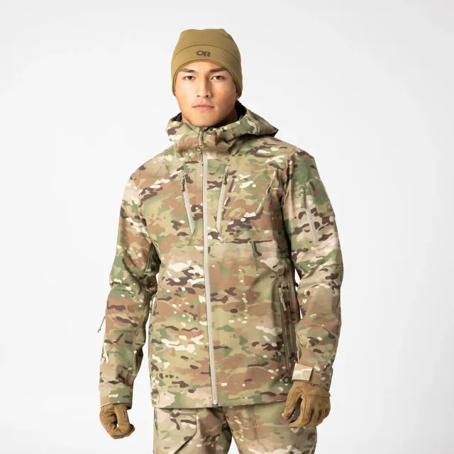 Outdoor Research Allies Mountain II Jacket Multicam skalljakke