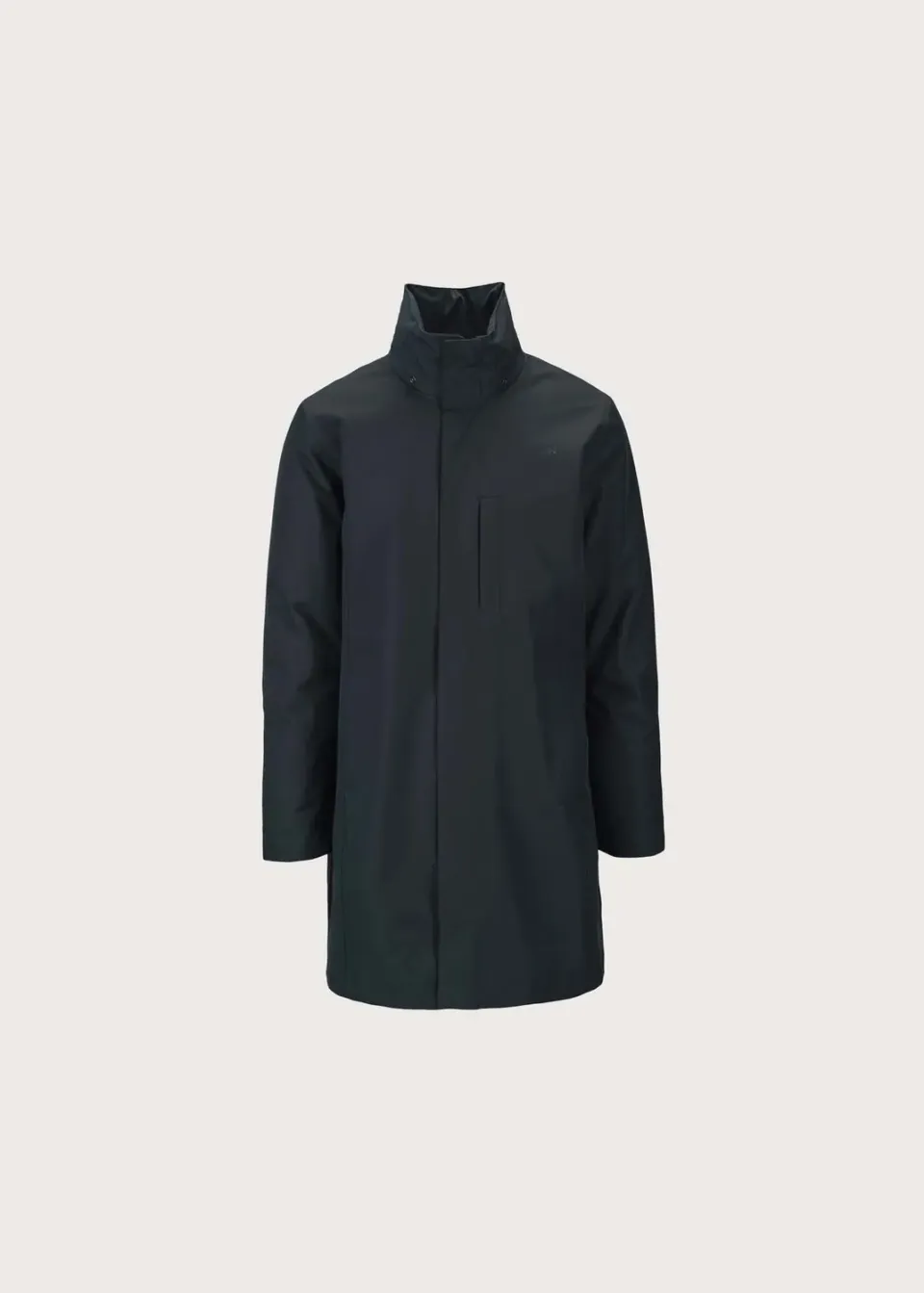 Brgn Sludd'n Coat regnfrakk marine Thermolite-fôr