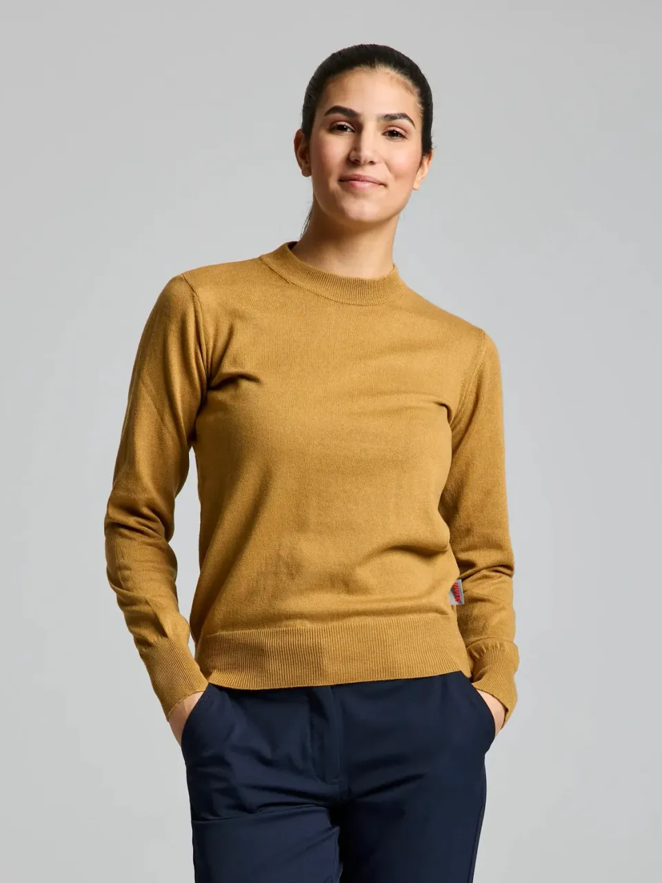 Slam WS Jumper Yonne genser dame bomull ull
