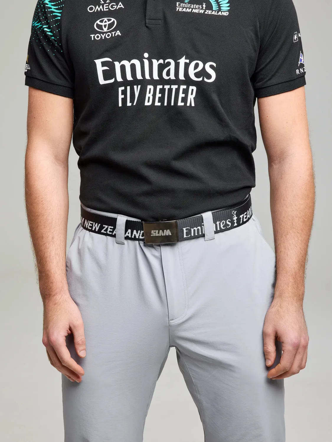 Slam ETNZ Logo Belt belte ETNZ Black 130 cm