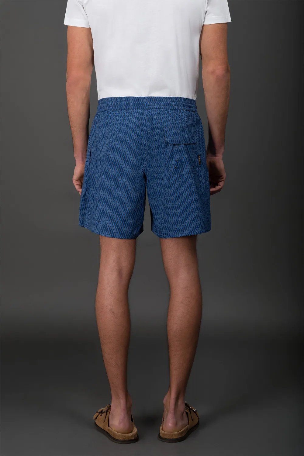 Moorer PORTOFINO-SPI badeshorts, Deep Ocean/Light Sea, stretch
