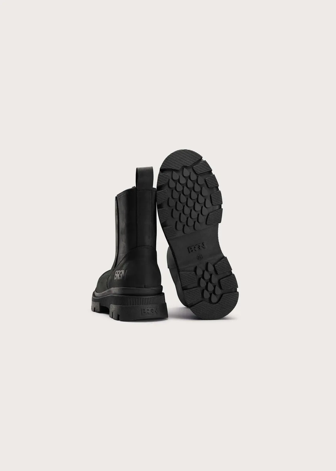 Brgn Pile Slip-in Boots støvletter New Black 36–45 teddyfôr