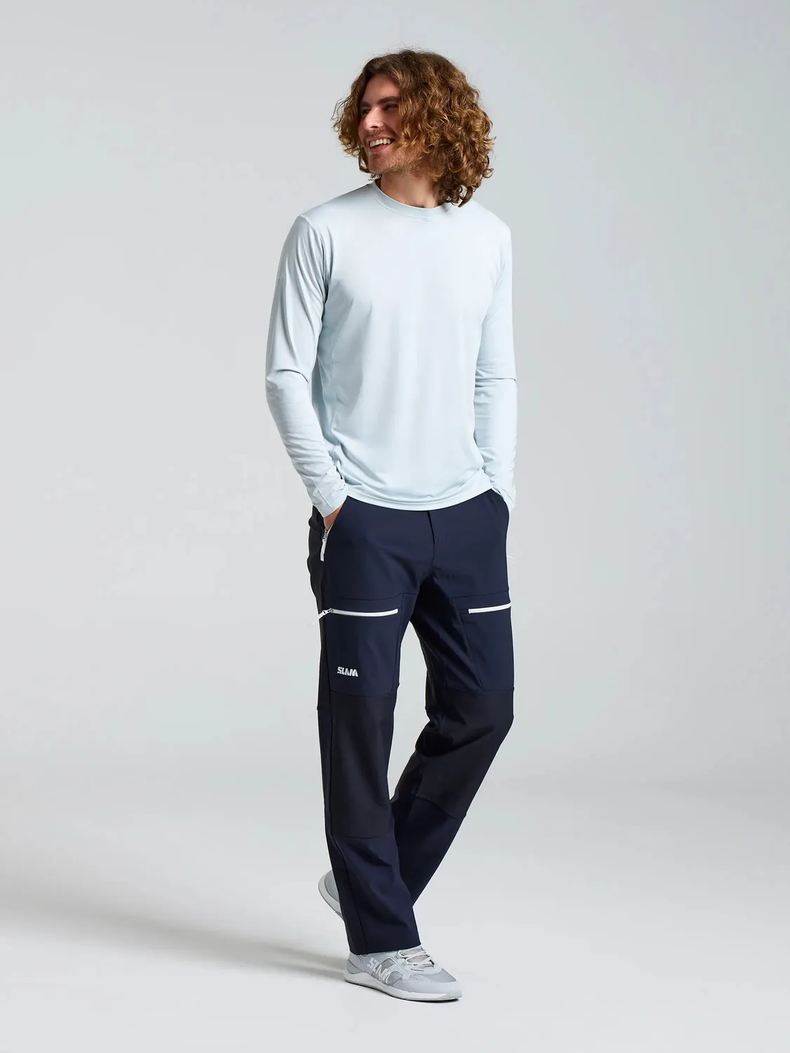 Slam Altura Tech Pant seilerbukse Dark Navy forsterket