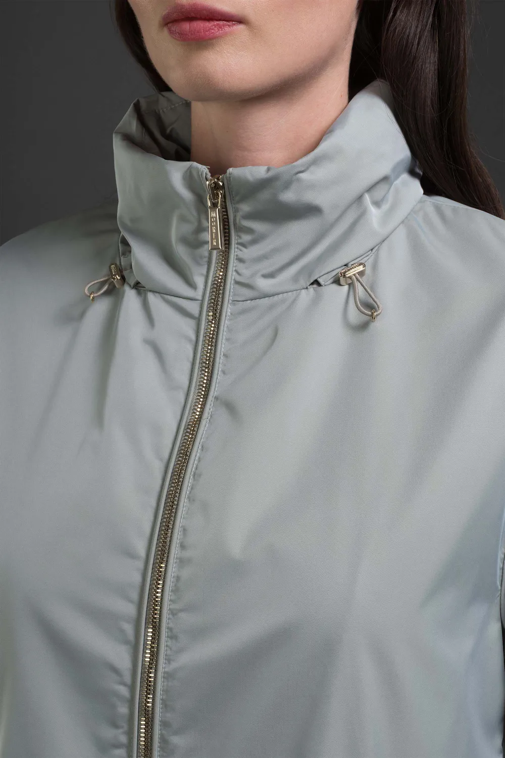 Moorer NAMIKA-WK parka Acqua justerbar midje