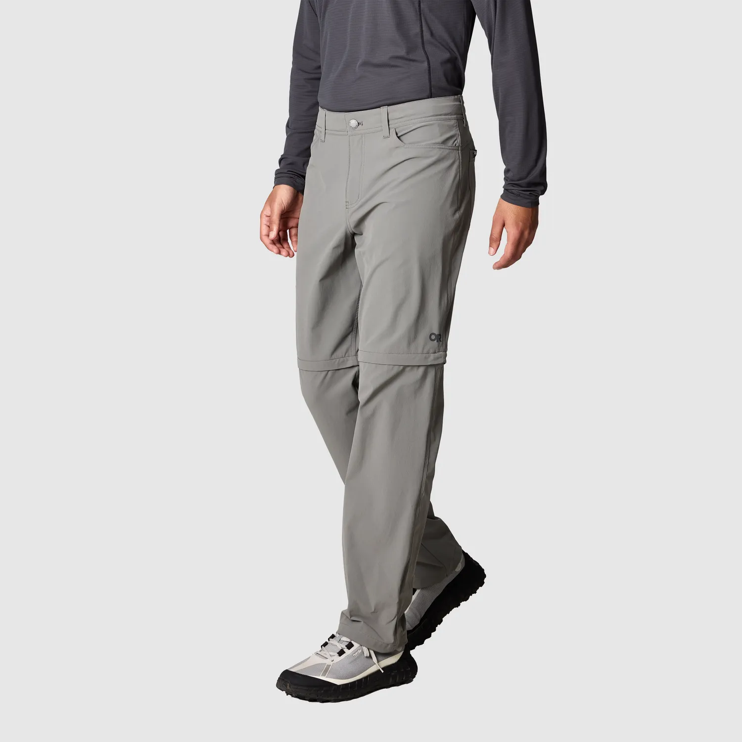 Outdoor Research Ferrosi Men's Ferrosi Convertible Pant turbukse, Pewter, zip-off