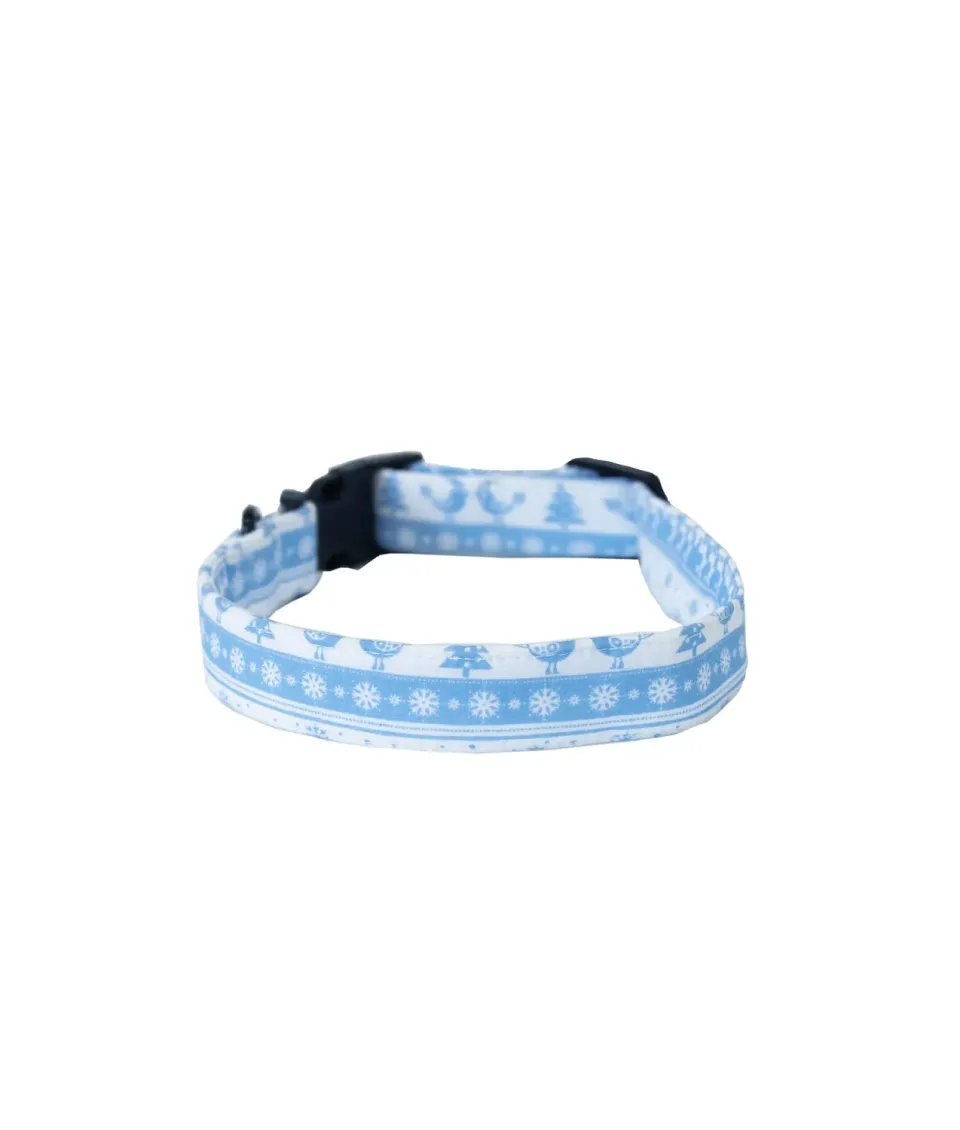 John Partridge Dog Christmas Collar Winter Robin hundehalsbånd