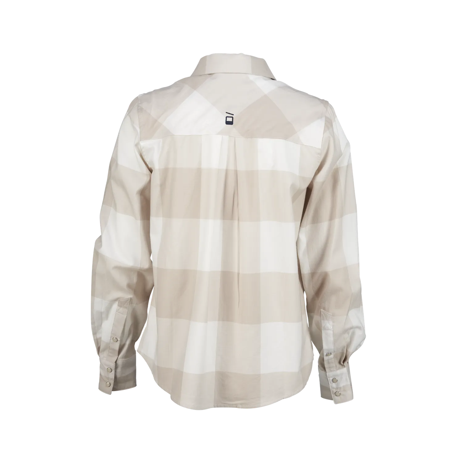 House of Hygge Women's Flannel Shirt dameskjorte Whiteish bomullsflanell