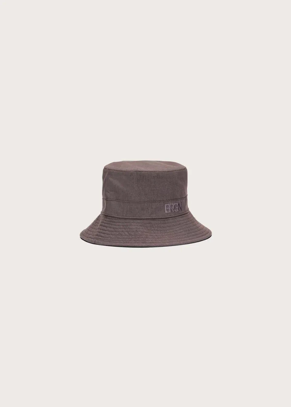 Brgn Bucket bøttehatt grå one size vanntett