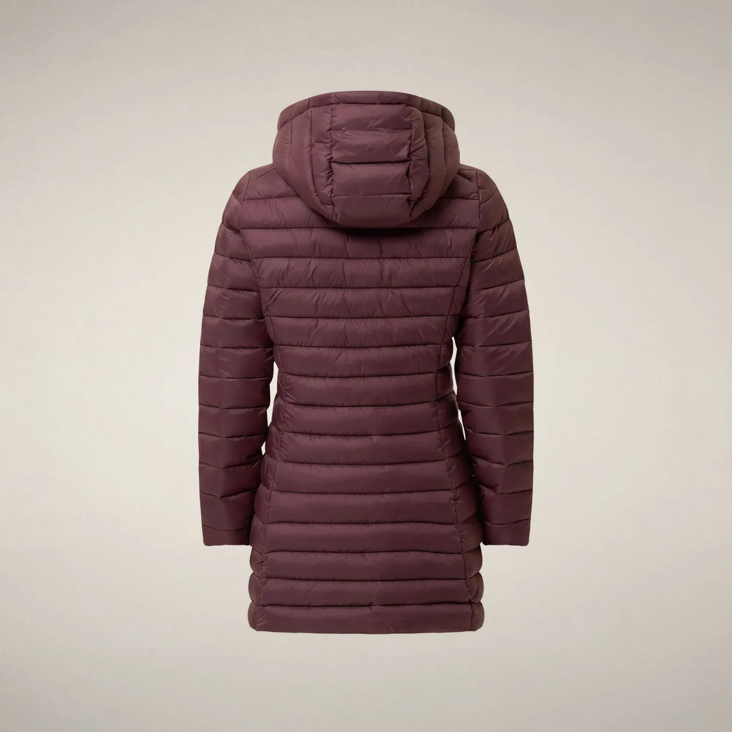 Save The Duck Carol kåpe Burgundy Black dame