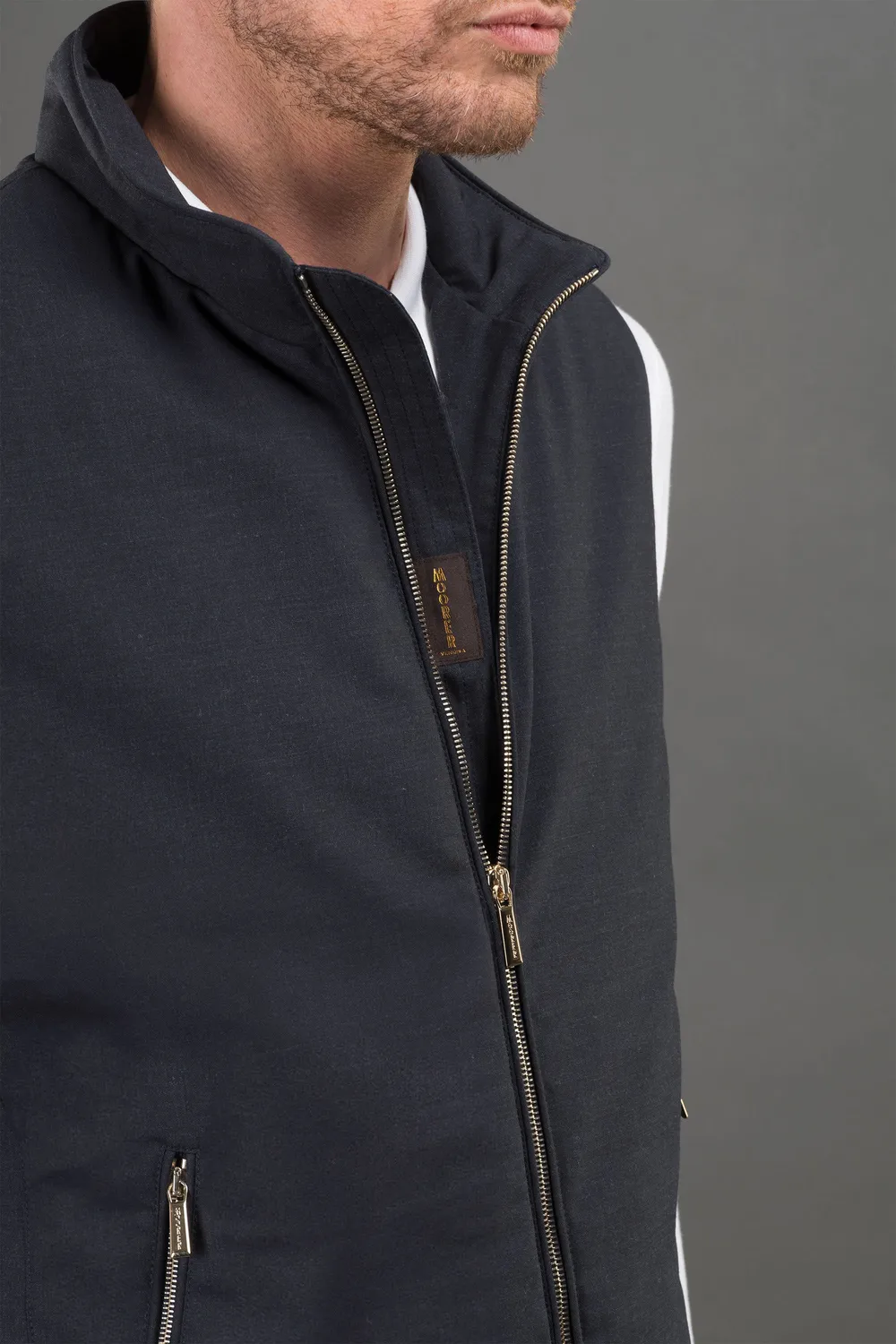 Moorer SENIO-BT vest 42–68 vannavvisende ull