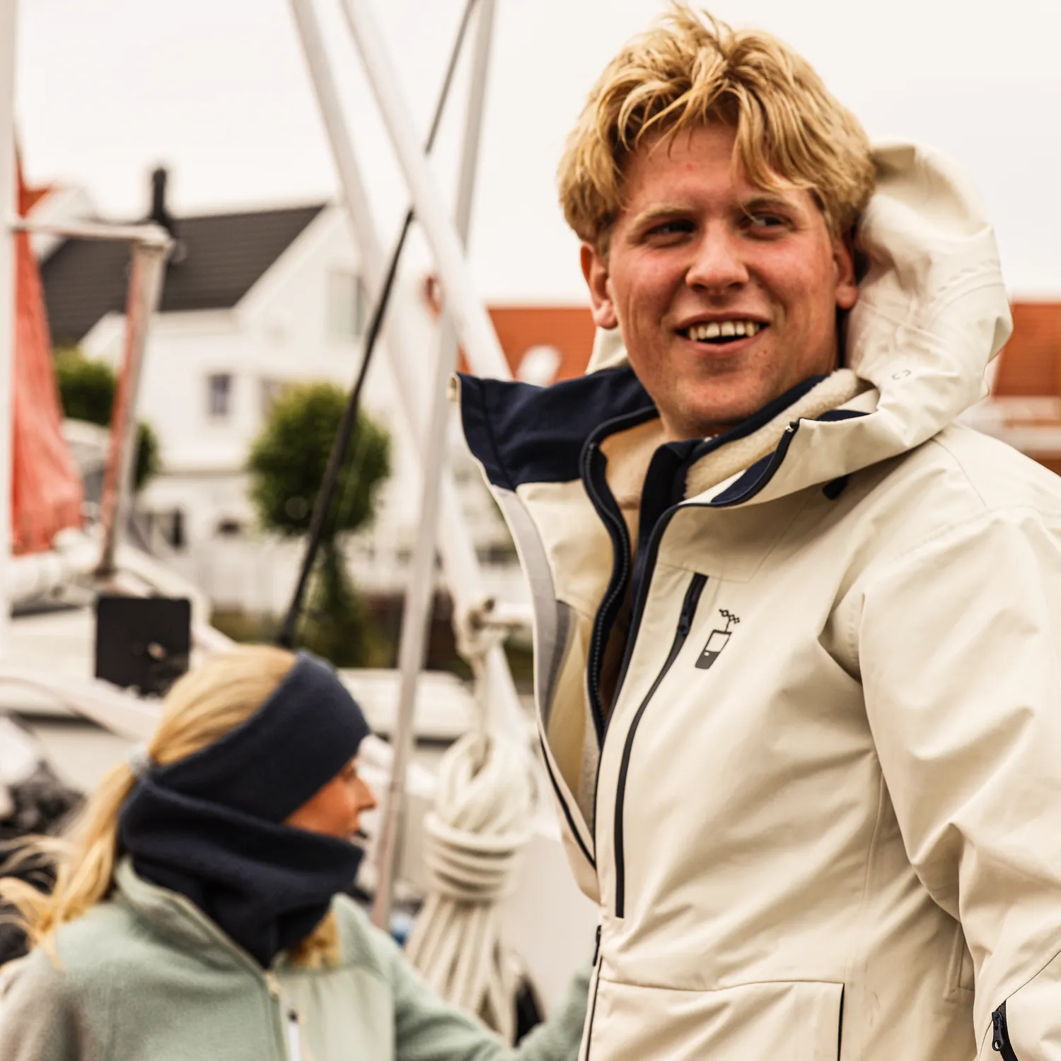House of Hygge Ildsjel Jacket skalljakke White S–XL vanntett