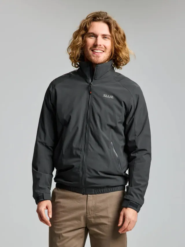 Slam Dock Ins Jacket vinterjakke graphite vanntett og pustende