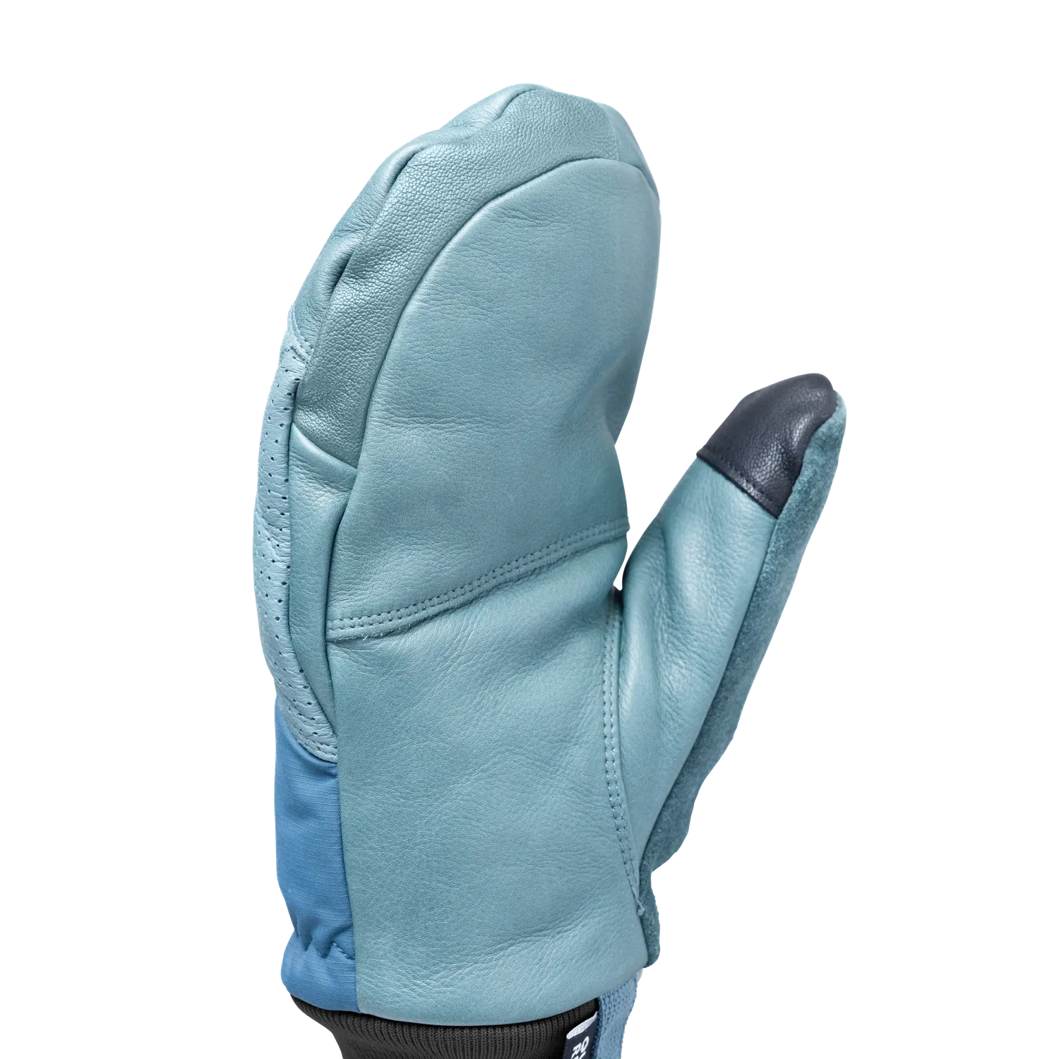 Outdoor Research Snowcrew Leather Mitt skivotter Dark Natural/Black skinn