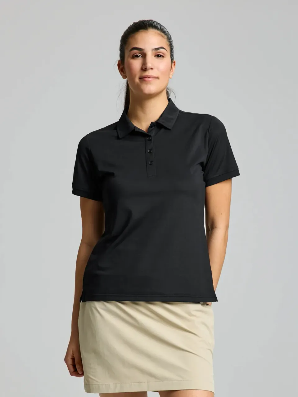 Slam WS TECH PIQUE POLO SS poloskjorte Virtual Pink UV 50+