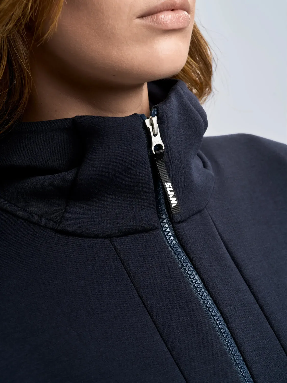 Slam Altura WS Scuba Hoodie hettegenser dame burgunder stretch