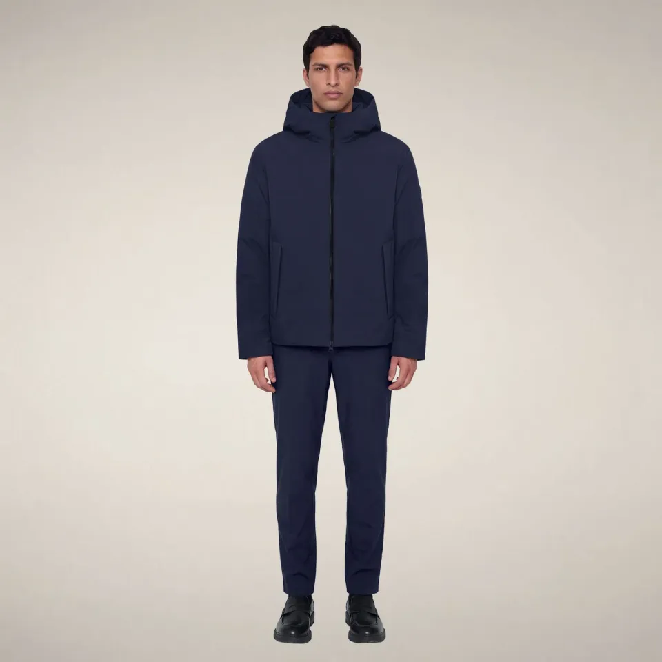 Save The Duck Albin boblejakke herre Navy Blue vanntett