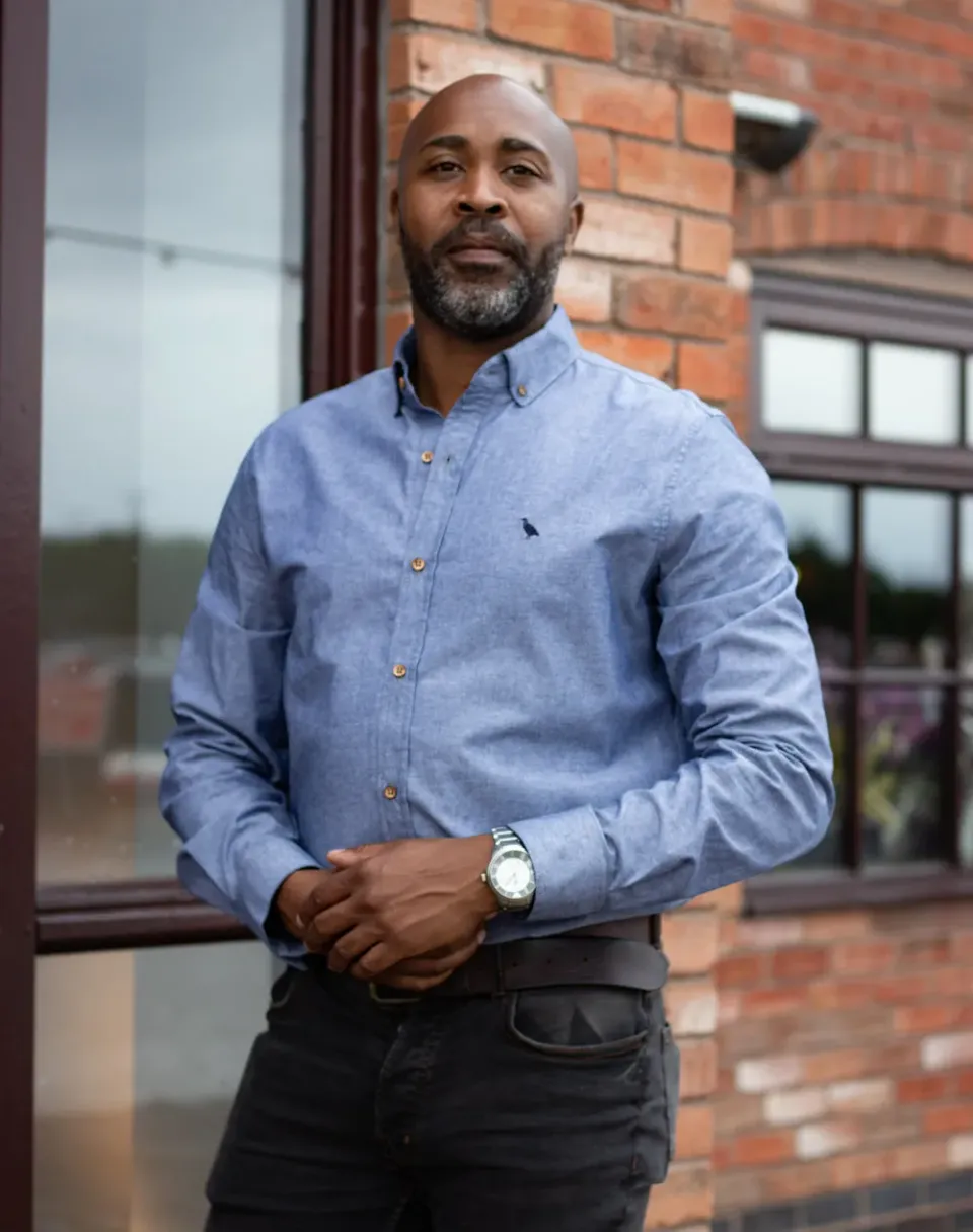 John Partridge Ridware Chambray Shirt skjorte lyseblå bomull