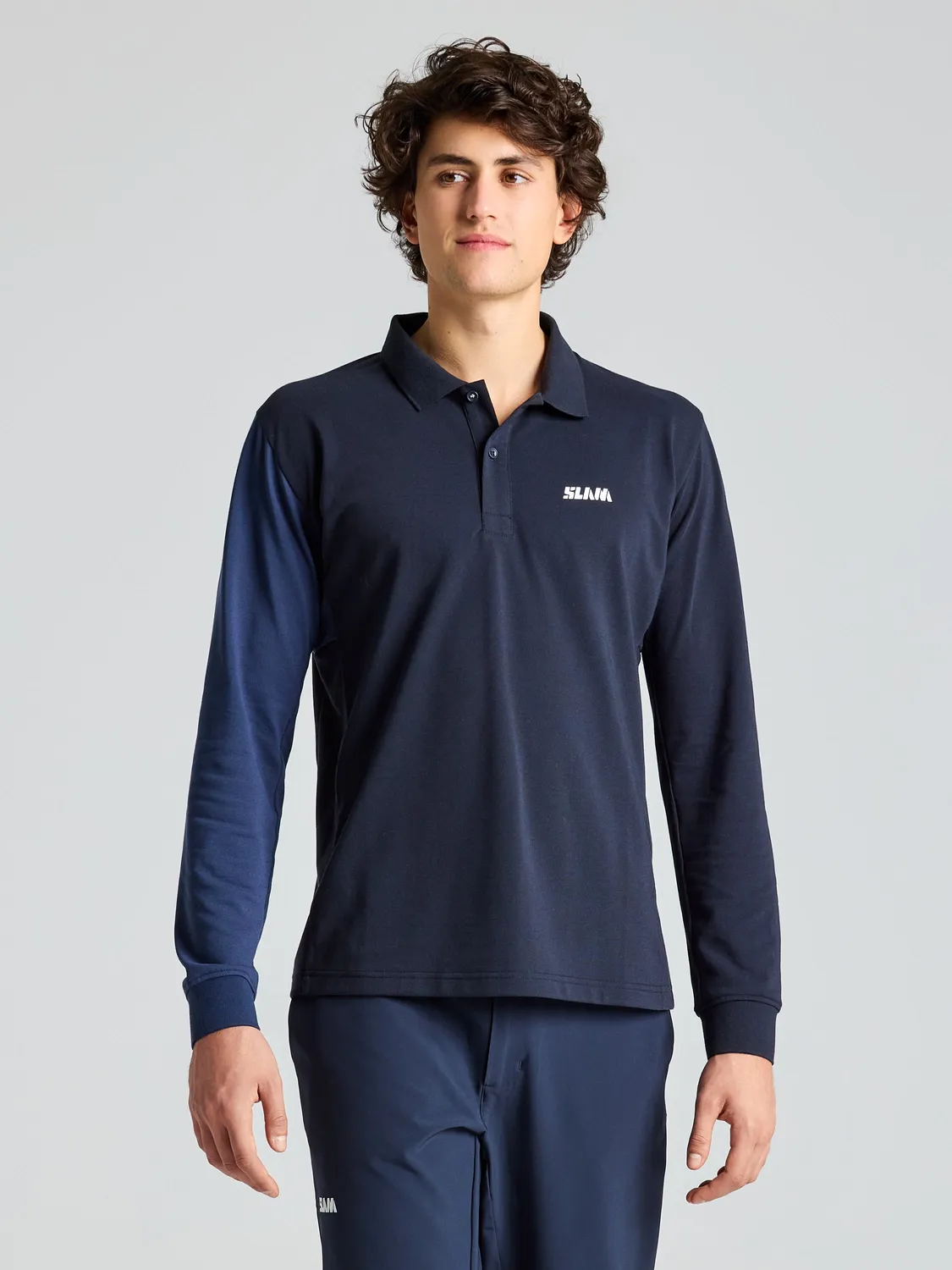 Slam One Design OD Drirelease langermet polo herre