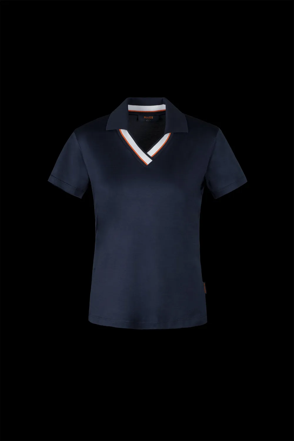 Moorer ESKER-JCG poloskjorte, beige/beige – kortermet