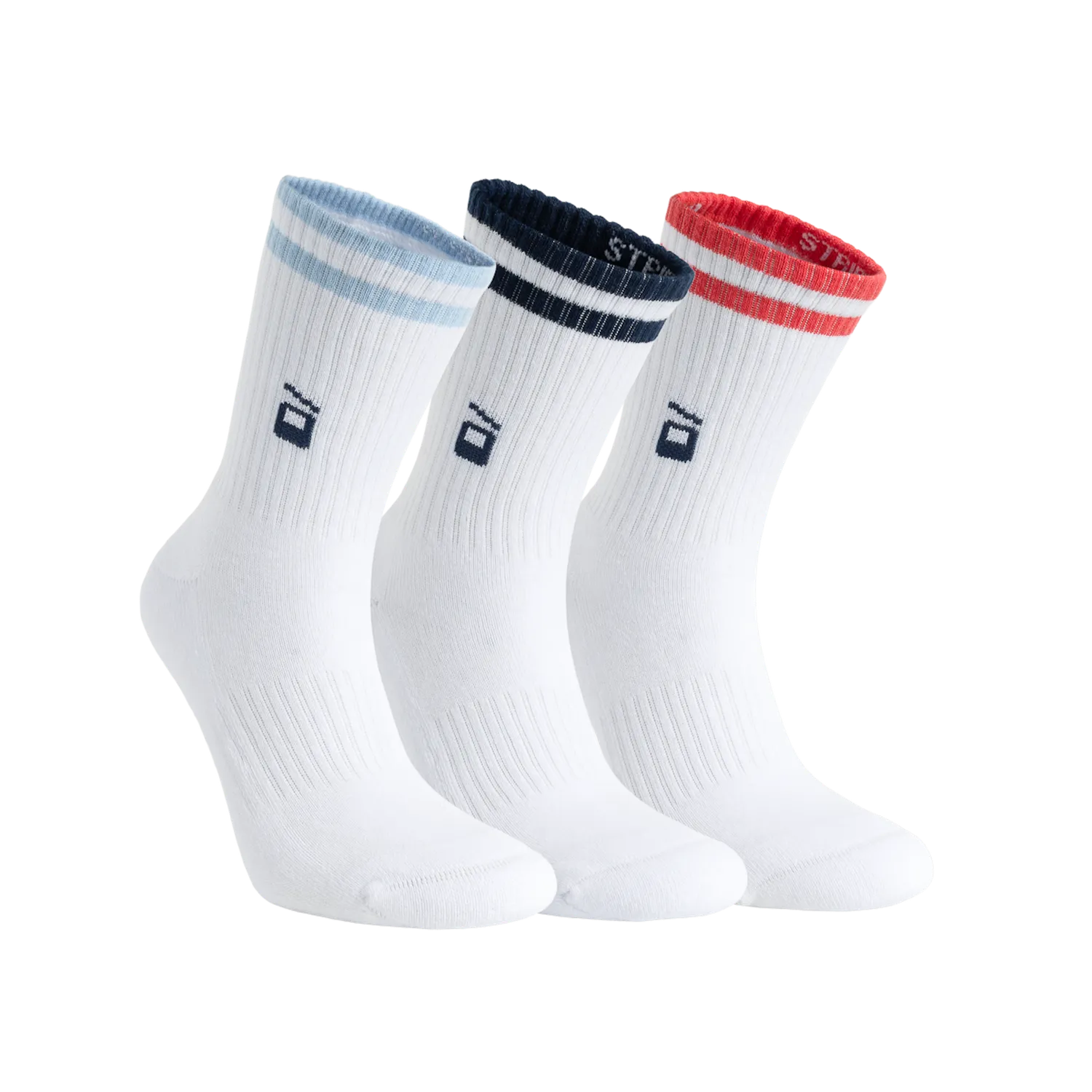 House of Hygge 3pk Cotton Sock Stripes sokker