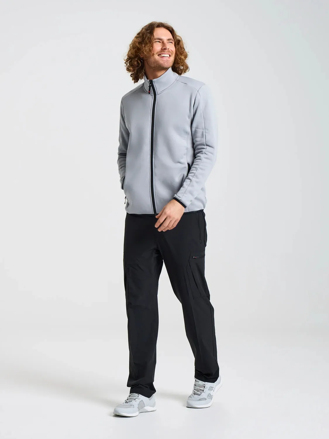 Slam ACT Fleece Powerstretch fleece herre mørk marine stretch