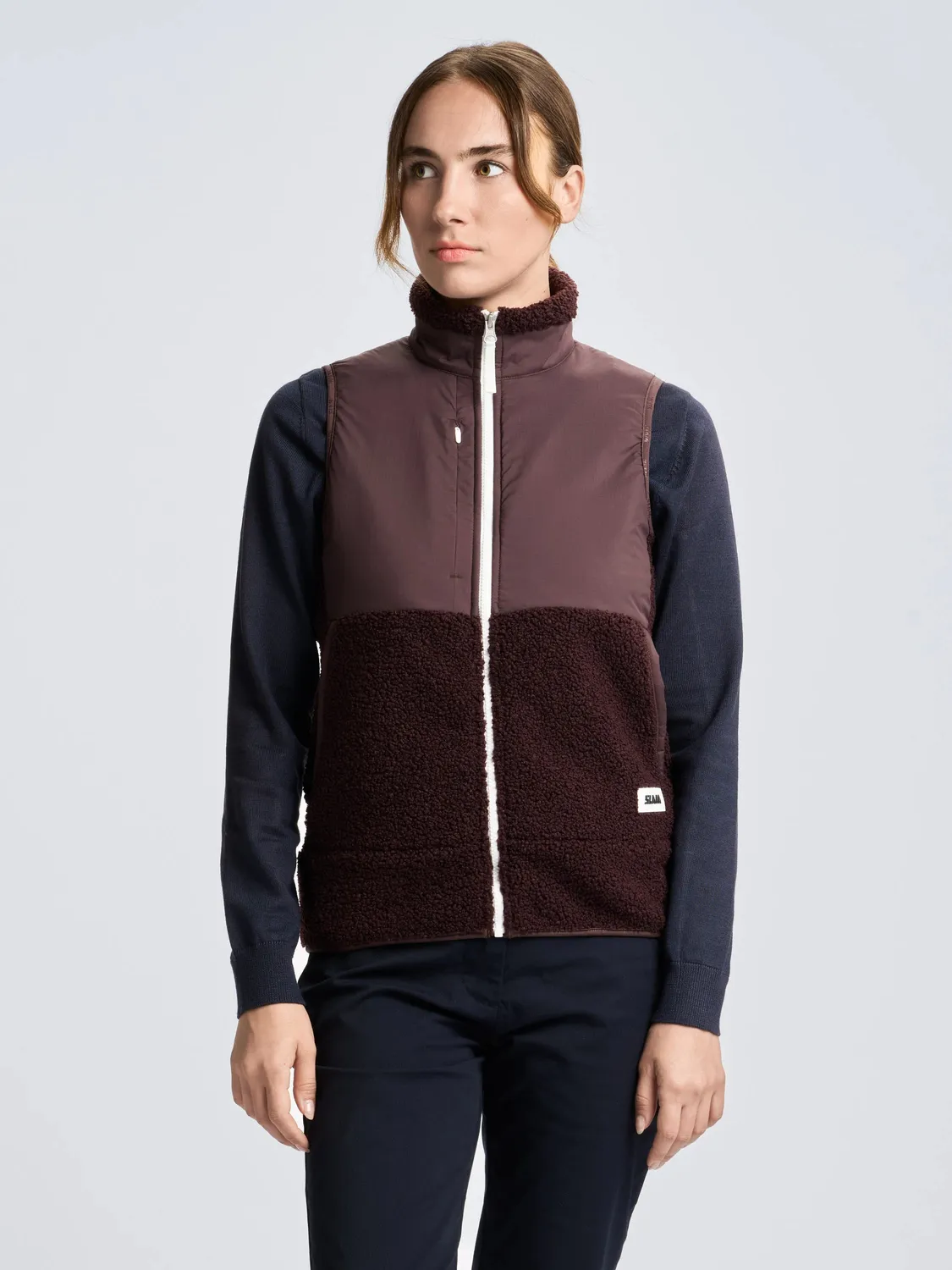 Slam Altura WS Vest fleecevest dame Dark Navy