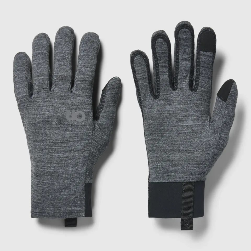 Outdoor Research Alpine Merino 150 hansker Black Heather merino