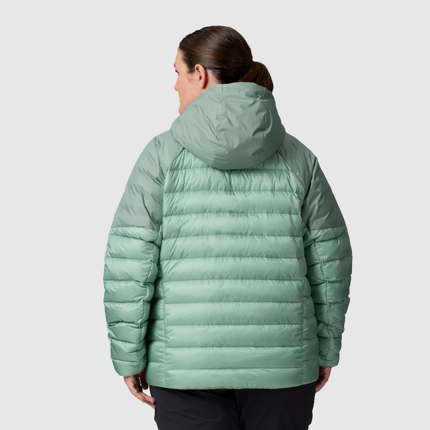 Outdoor Research Helium Down Hoodie-Plus dunjakke Thyme