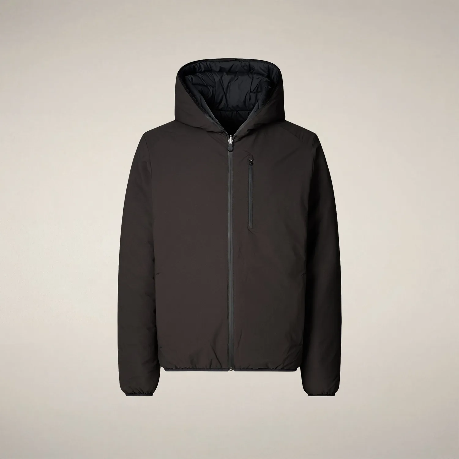 Save The Duck Ezra jakke herre Brown Black vendbar dyrefri