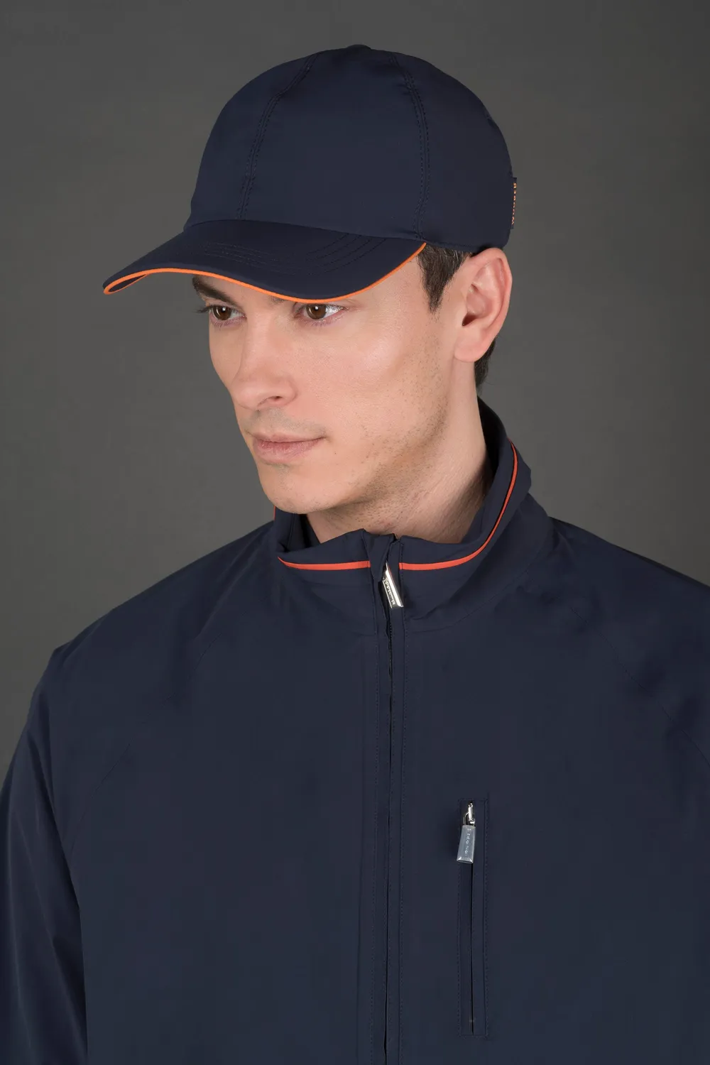 Moorer Golf ROBINSON-G7 caps oransje vindtett