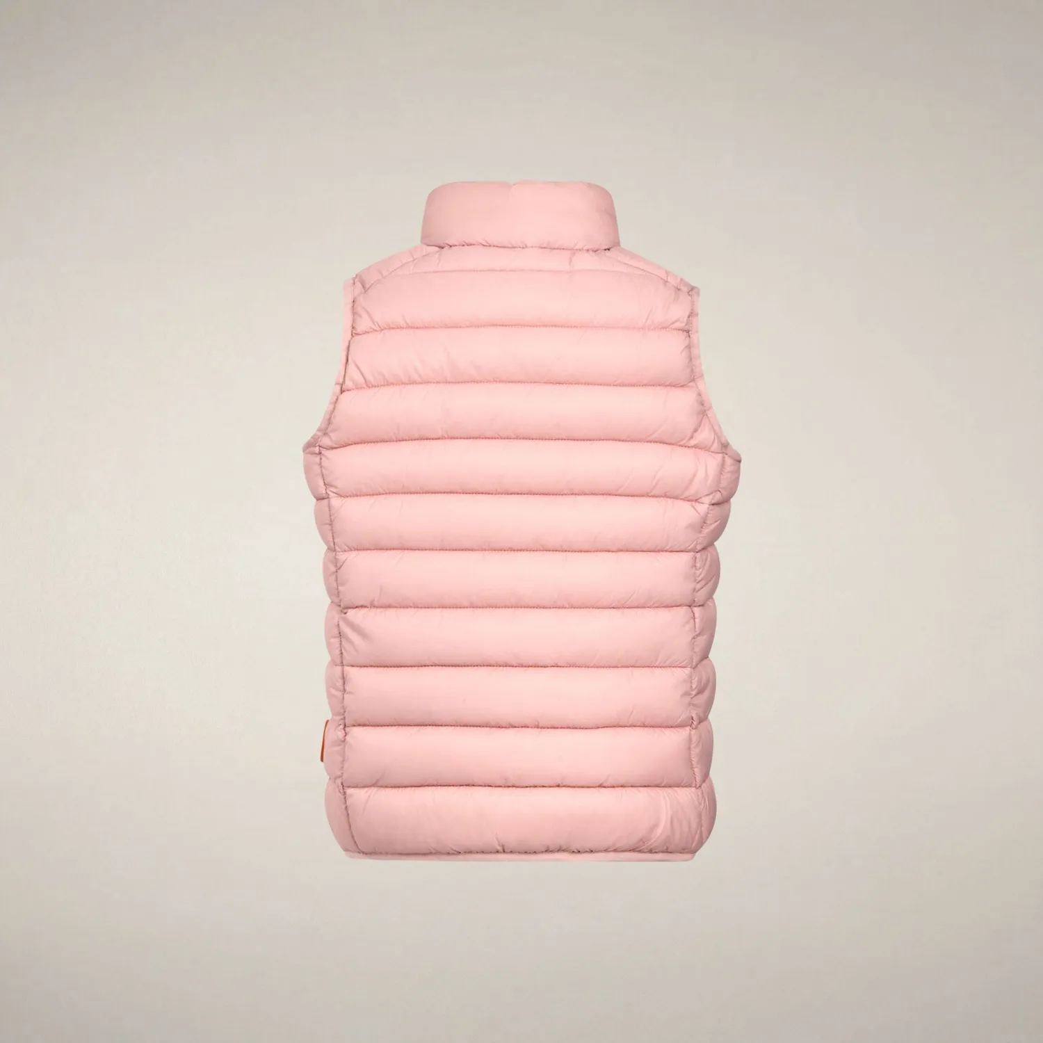 Save The Duck Andy vest barn blush pink dyrefri