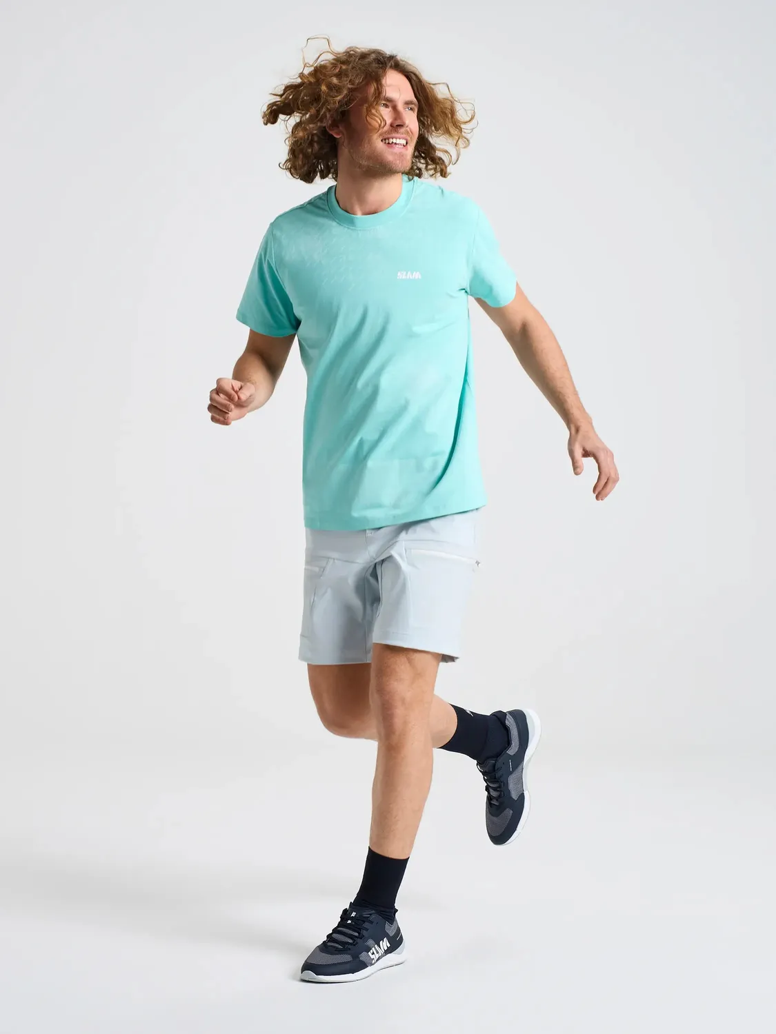 Slam Wind Map T-Shirt t-skjorte herre bambusjersey