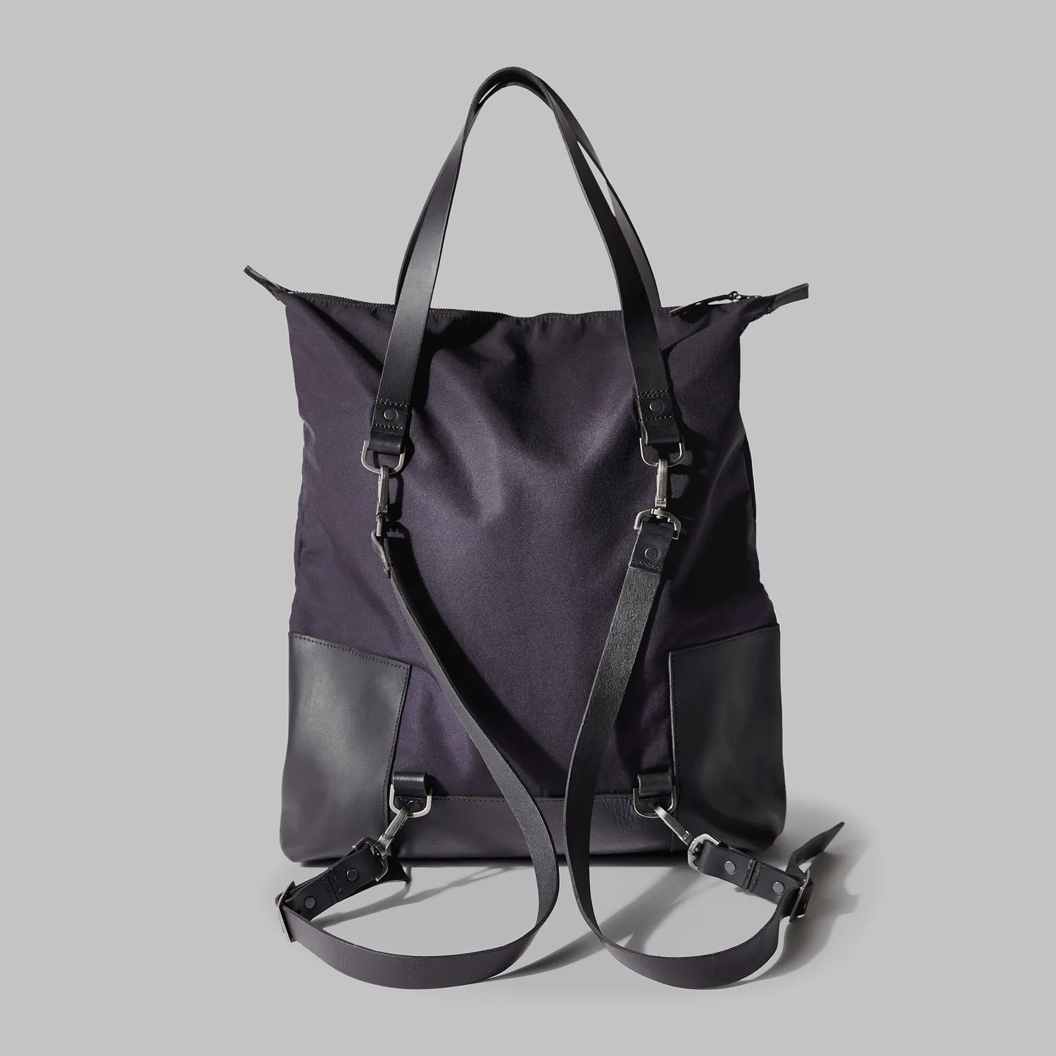 John Partridge Drayton Navy Nylon Rucksack Tote veske 25 liter