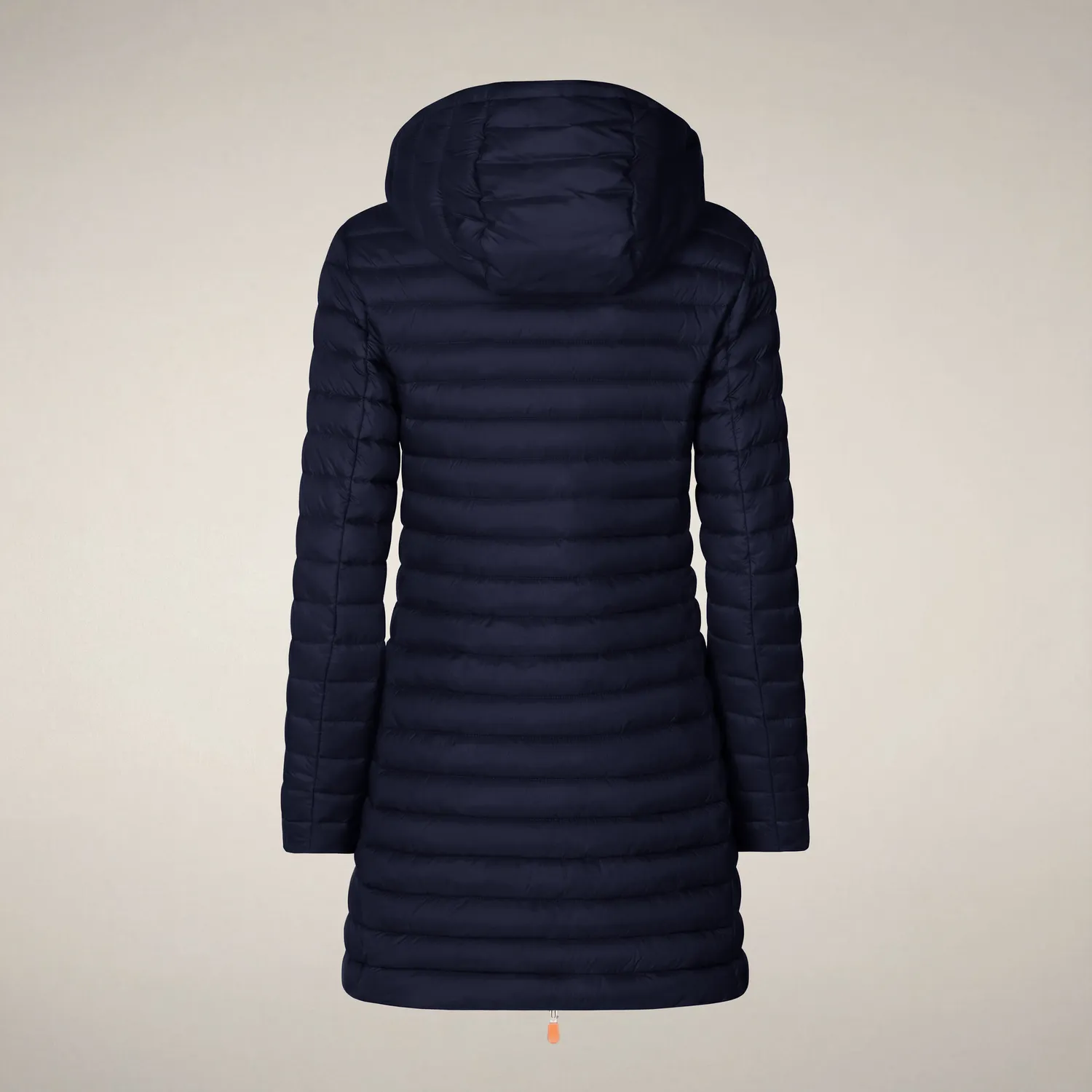 Save The Duck Icons Bryanna kåpe dame Navy Blue slim fit