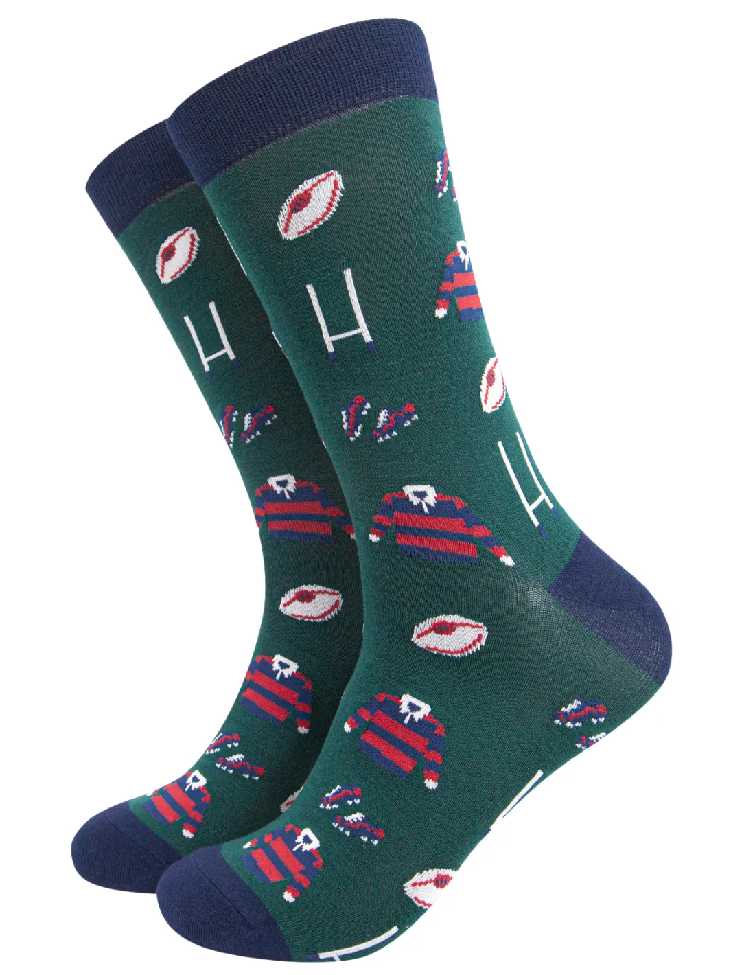 John Partridge Socks - Rugby sokker grønn bambus