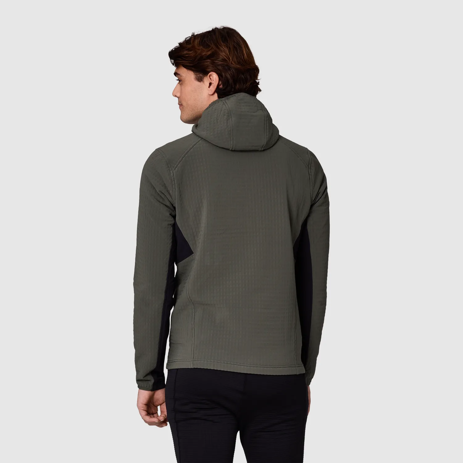 Outdoor Research Vigor Plus Fleece Hoodie fleecehettejakke herre Dark Laurel/Black