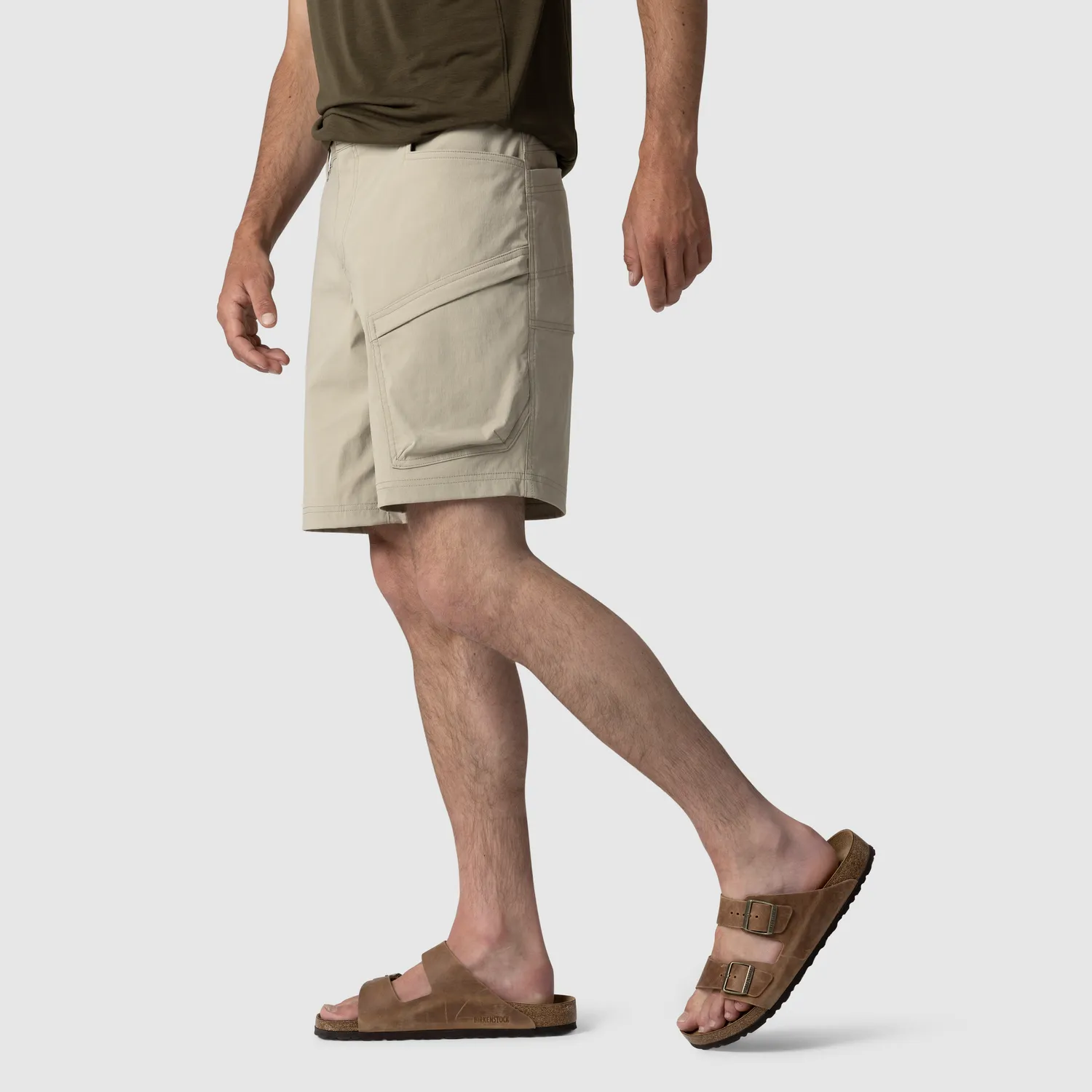 Outdoor Research Timberline Utility Short turshorts herre Ranger Green UPF 50+