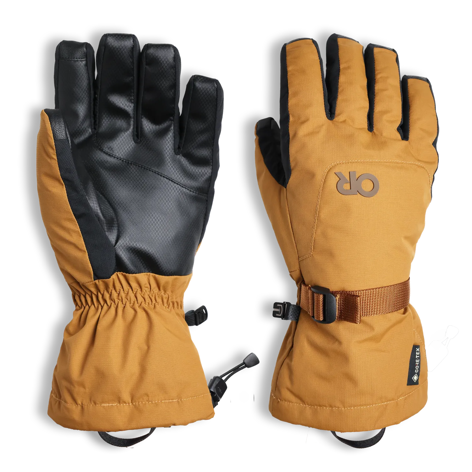 Outdoor Research Revolution Men's GORE-TEX® Glove skihansker, Black, vanntette