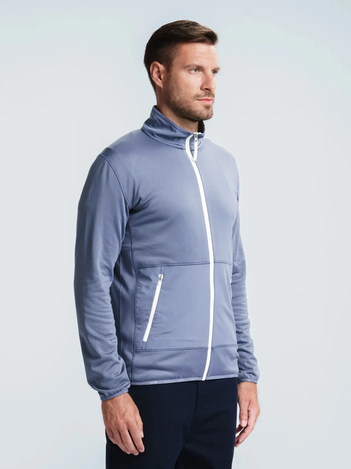 Slam Altura FZ LGT Grid Fleece fleecejakke Dark Navy lett