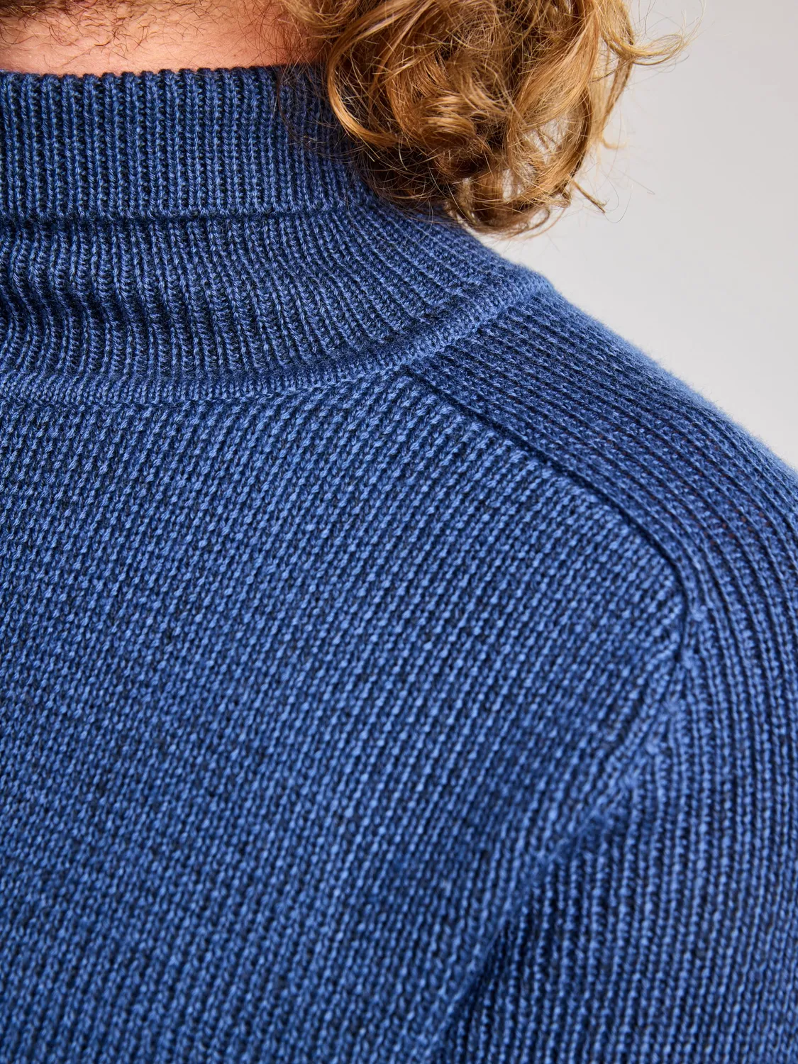 Slam Seawool Turtleneck høyhalset genser dry sand merinoblanding