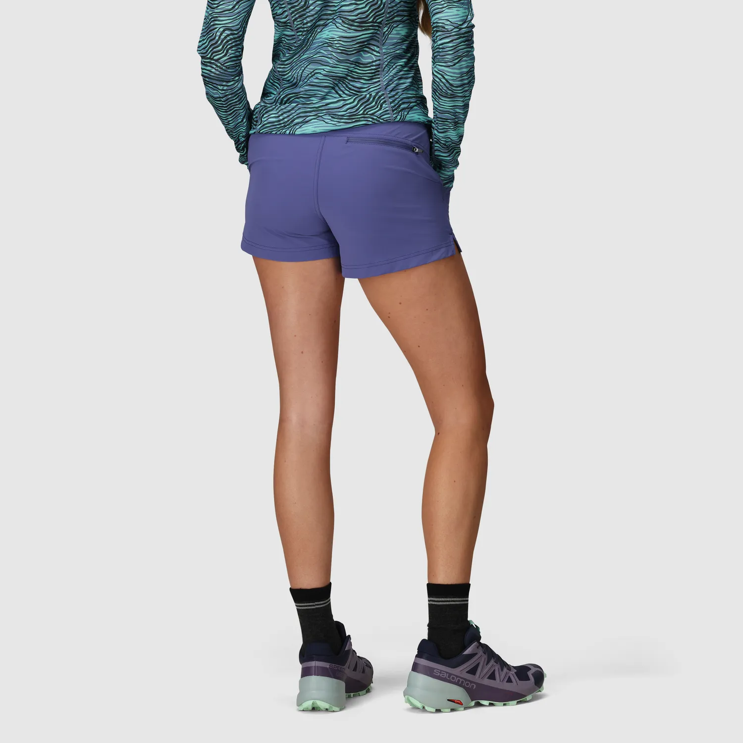 Outdoor Research Swift Lite Hybrid Short løpeshorts svart 3,5 tommer