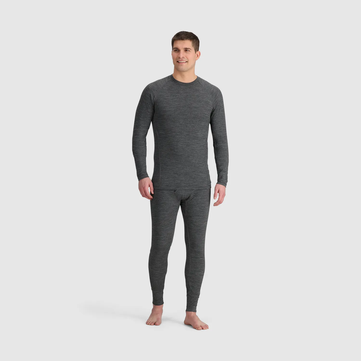 Outdoor Research Alpine Onset Merino 150 Crew ulltrøye Black Heather