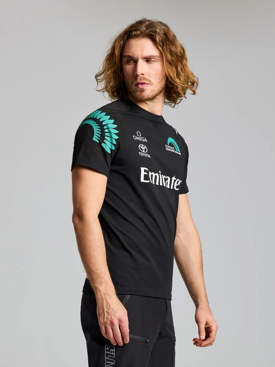 Slam ETNZ Deck T-Shirt t-skjorte herre ETNZ Black stretchbomull