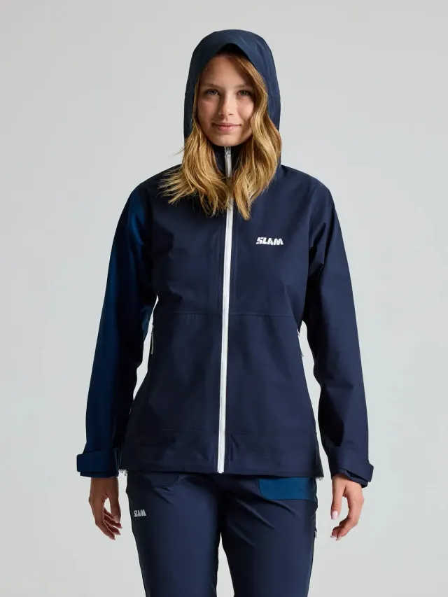 Slam One Design OD WS Hooded Jacket jakke mørk marineblå vanntett